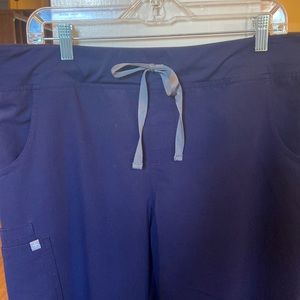 Figs navy scrub pant Technical Collection size Large Petite